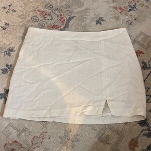 H&M Elegant Cream Pencil Skirt